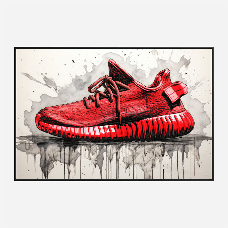 Yeezy Boost 350 Sneakers 3 Wall Art